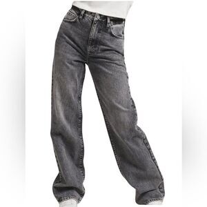 Superdry Vintage Wide Jean Lenox Grey 26/30 NWT